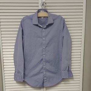 J. Crew Blue Dress Shirt Classic Long-Sleeve